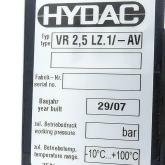 filter contamination indicator VR2,5LZ.1/-AV New