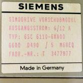 SIMODRIVE Vorschubmodul 6/12 A  Gebraucht