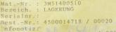Lagerung 45000014718/00020 Neu