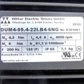 Servo motor DUM4-09.4-22I.B4-6NG Used