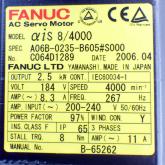 AC Servo Motor Alpha is 8/4000 C064D1289 Used