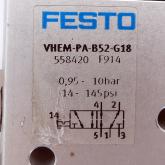Push button valve 558420 Used