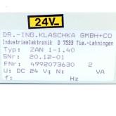 Sicherheitsrelais ZAN 1-1.40  Neu OVP