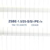 Basisklemmblock ZSBE-1.5/25-S/S/-PE-/+ Neu OVP