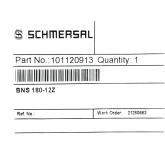 Sicherheitssensor BNS 180-12Z Neu OVP