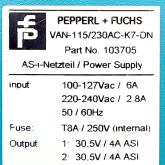 AS-Interface power supply VAN-115/230AC-K7-DN Used