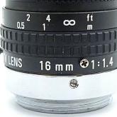 TV Objective lens 1:1.4 / 16 mm  