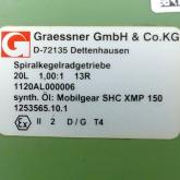 Spiralkegelradgetriebe 20L 1000 Gebraucht