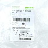 M8 female 90° A-cod. with cable PUR 4x0,25 grey 5m New FS