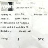 Wellengeglenk  