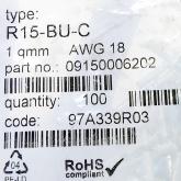 Kontaktstifte R15-BU-C Neu OVP