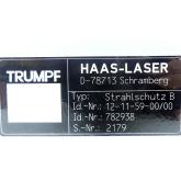 Laser Strahlschutz B 12-11-59-00/00 Gebraucht