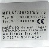 Lamp MFL60/40/07WS Used