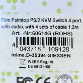 4-port SLIM KVM Switch 60614G Used