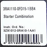 Starter Kombination 3ZX1012-0RA10-1AA1 Neu OVP