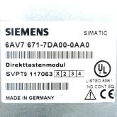 Direkttastenmodul 6AV7 671-7DA00-0AA0 Gebraucht
