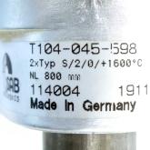 Thermoelement 2-fach Typ S  Neu