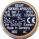 Inductive sensor IG5497 New