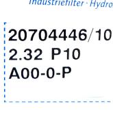Hydraulikfilter 20704446/10 Neu OVP