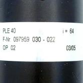 Planetary gear box PLE40 i=64  New