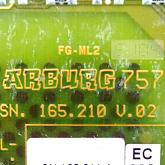 Interface card SN. 165.210 V.02 Used