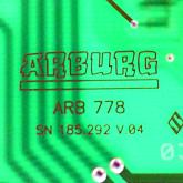 Power distribution card SN 185.292 V.04 
