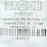 Segment DN 350, 45 degrees DN 350, 45 Grad New