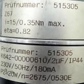 Elektromotor mit Getriebe  Gebraucht