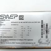 Plate heat exchanger B5THx20/1P-SC-M 2x3/4"INT HEX+2x1/2"INT HEX New