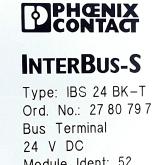 Interbus-S IBS 24 BK-T Used