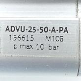 Compact cylinder ADVU-25-50-A-P-A 156615 Used