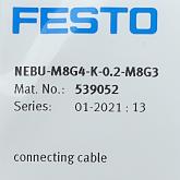 connecting cable NEBU-M8G4-K-0.2-M8G3 New FS