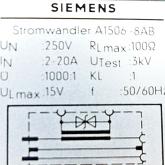 Current transformer  New FS