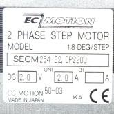 NEMA23 2-phase stepper motor 1.8° 0.39Nm Strands: 8 2.0A Front shaft: 6.35mm Encoder line driver  New FS