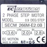 NEMA23 2-Phasen-Schrittmotor 0.9° 0.95Nm Litzen:8 2.0A 2-Wellenenden:6.35mm  Neu OVP