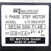 SIZE90 5-Phasen-Schrittmotor 0.72° 4.1Nm Litzen:10 1.4A 2-Wellenenden:12mm  Neu OVP