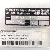 Pneumatic clamp 45° - 135 °  New