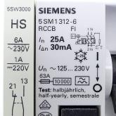 5SM1 312-6 RCCO + 5SW3 000 Auxiliary Switch 1NO/1NC 5SW3 000 New FS