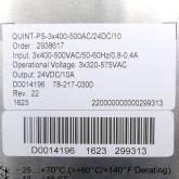 Power supply QUINT-PS-3x400-500AC/24DC/10 Used