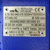 Block Pump Etabloc ETB 065-040-315  New FS