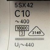 5 x Circuit breaker  