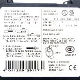 Power contactor  2 pieces  Used