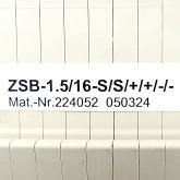 Base terminal block ZSB-1.5/16-S/S/+/+/-/- New FS