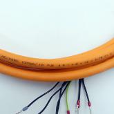 Servo drive cables, 10 m  Used