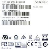 X400 SSD, 128 GB, 2.5" 7mm X400SSD,128GB,2.5"7mm New FS