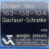 Glasfaserlichtleiter-Schranke  
