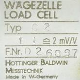 Wägezelle C2 Gebraucht