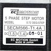 SIZE60 5-Phasen-Schrittmotor 0.72° 0.83Nm Litzen:10 1.4A Frontwelle:8mm  Neu OVP
