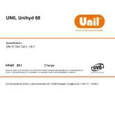 Hydraulic oil Unihyd 68  