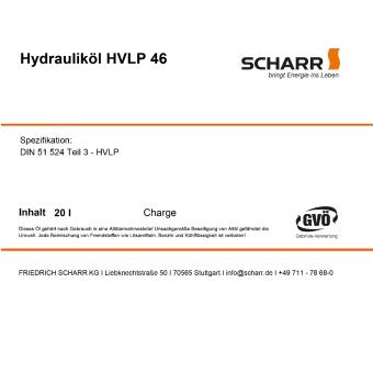 Hydraulic oil 46 20L Canister